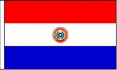 Paraguay Hand Waving Flags